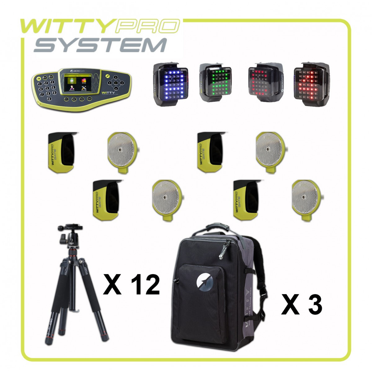 Kit Witty Pro 4 cellules + Witty SEM | Mtraining