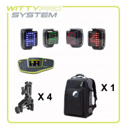 Kit 4 WittySem Pro avec chrono et clamps | Mtraining
