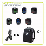 Kit 6 WittySem Pro sans chrono avec clamps | Mtraining