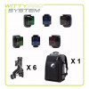 Kit 6 WittySem Pro sans chrono avec clamps | Mtraining