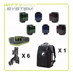 Kit 6 WittySem Pro avec chrono et clamps | Mtraining