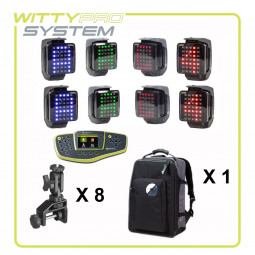 Kit 8 WittySem Pro avec chrono et clamps | Mtraining