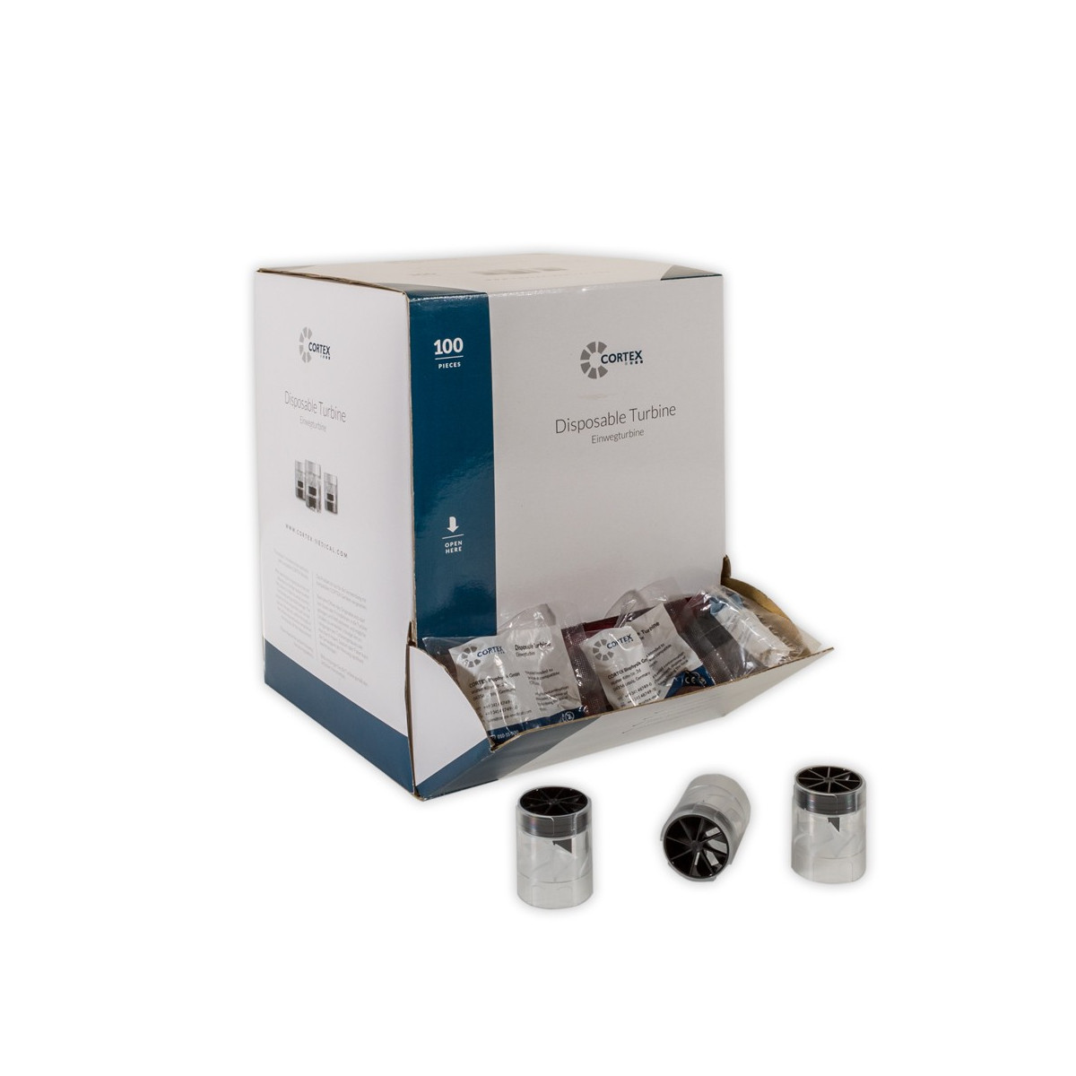 Pack 100 turbines a usage unique Cortex