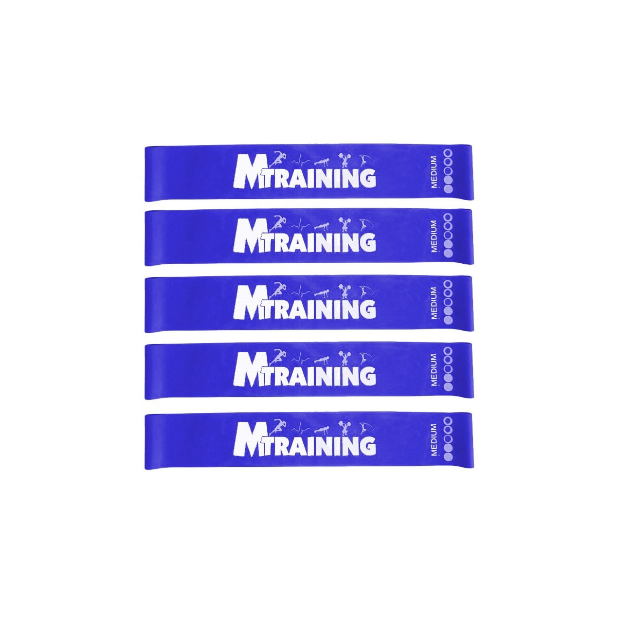 Lot de 5 bandes Miniloops - Résistance forte