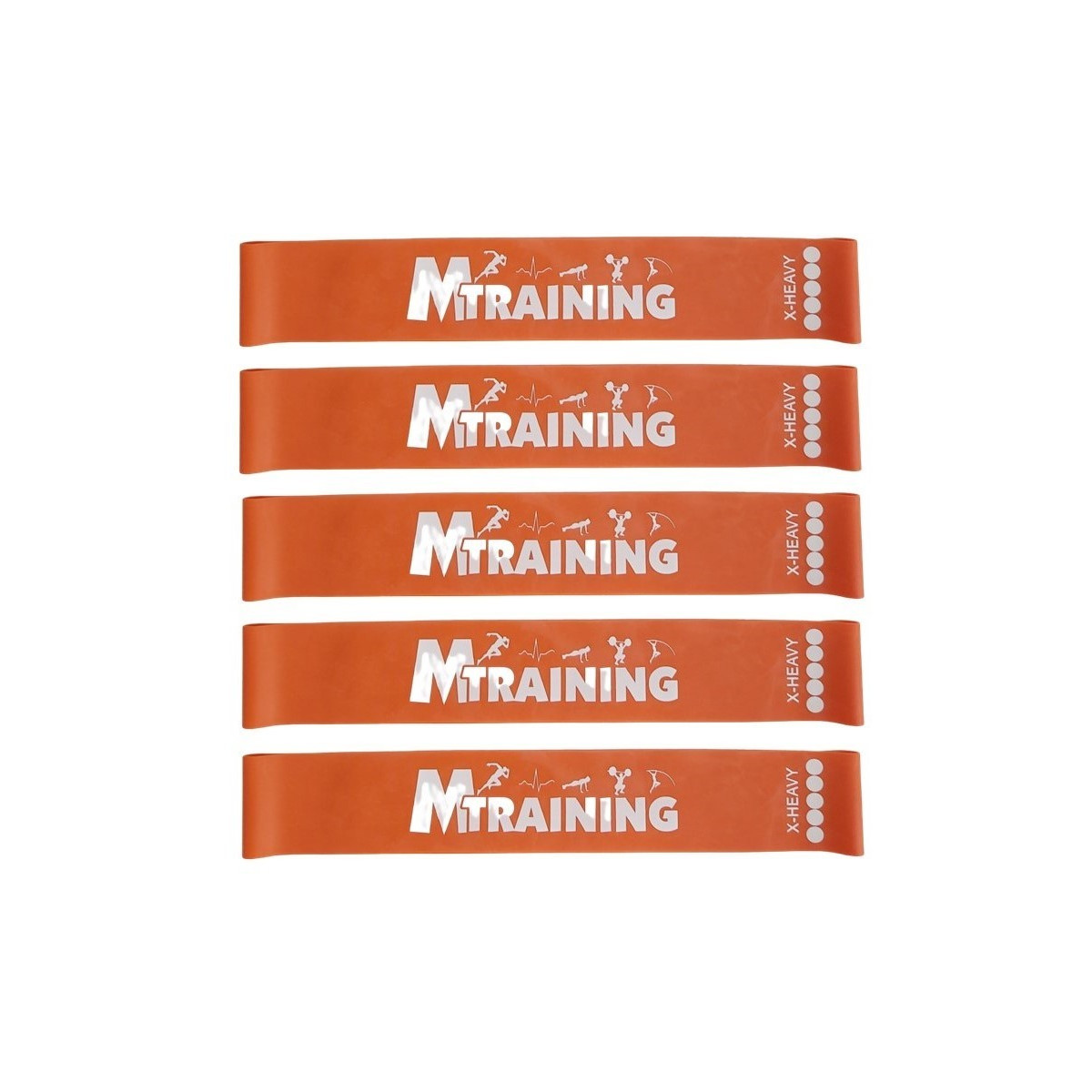 Lot de 5 bandes Miniloops - Résistance très forte