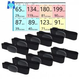 Pack 10 ceintures à Mémoire Mooky HR5 avec logiciel Mooky Center