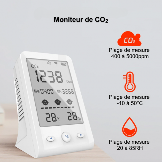 Appareil de mesure du CO2 - AirCo2ntrol COACH