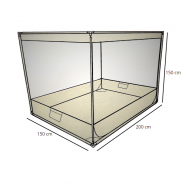 Tente Hypoxie de Lit 150x200x150cm - Sommeil Altitude | Mtraining