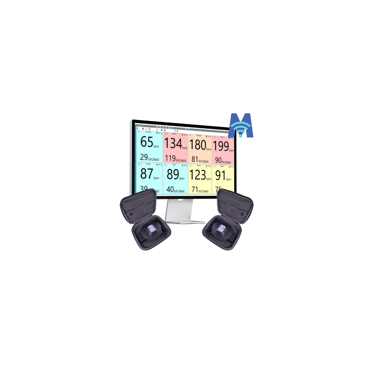 Pack 2 Capteurs Moxy Monitor SmO2 + Mooky Center | Mtraining