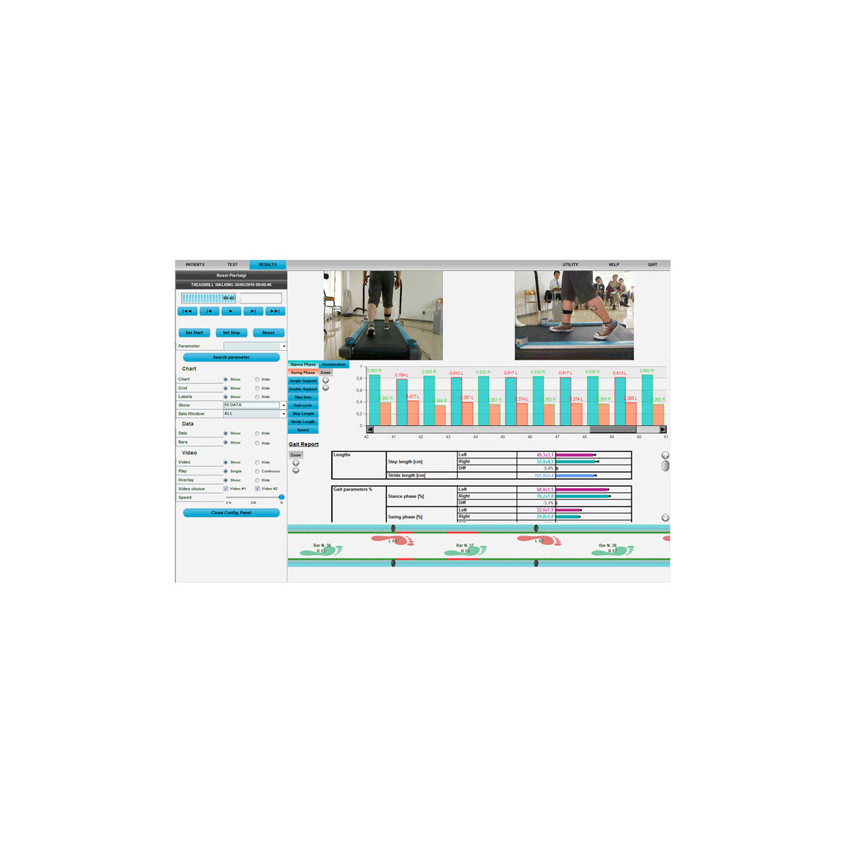 OptoGait 1 mètre — Analyse de la marche et course | Mtraining