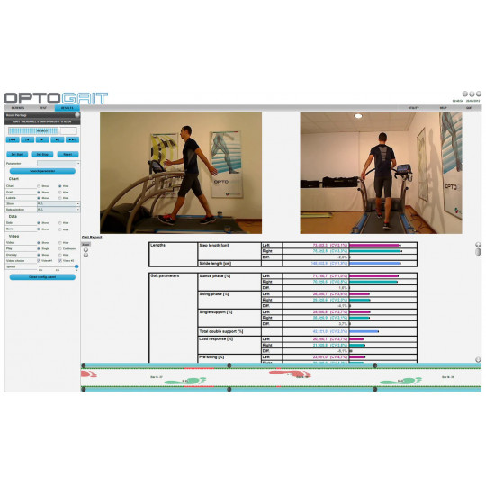 OptoGait 1 mètre — Analyse de la marche et course | Mtraining