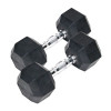 Halteres Hexa Monobloc 17.5 kg | Mtraining