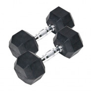 Haltères Hexa Monobloc 22.5 kg | Mtraining